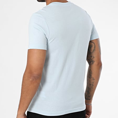Kappa - Camiseta Slim Logo Cafers 304J150 Azul Claro