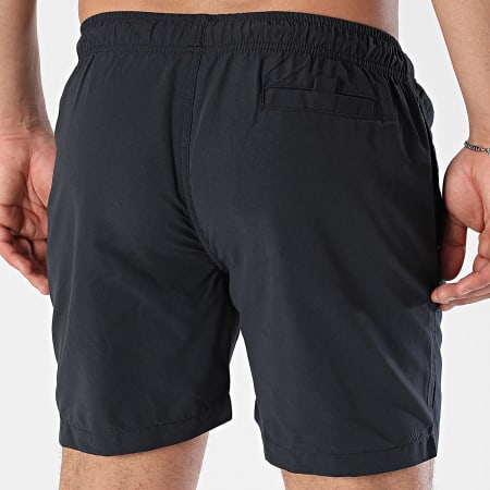 Luxury Lovers - Short De Bain Rose Noir Rose Fluo