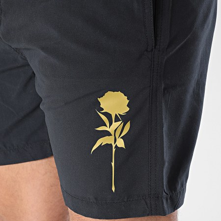 Luxury Lovers - Short De Bain Rose Noir Doré