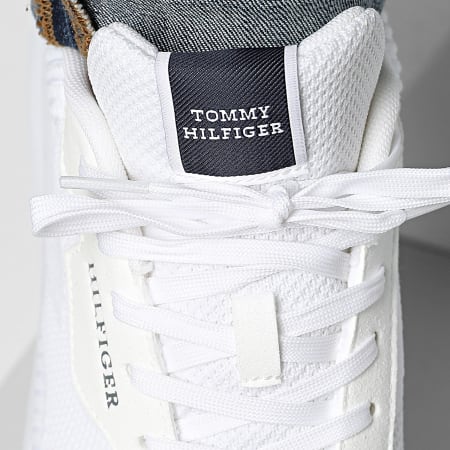Tommy Hilfiger - Baskets Lightweight RWB Knit 5423 White