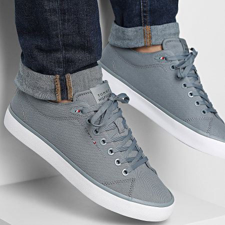 Tommy Hilfiger - Baskets Hi Vulc Low Core Canvas 5396 Overcast Grey