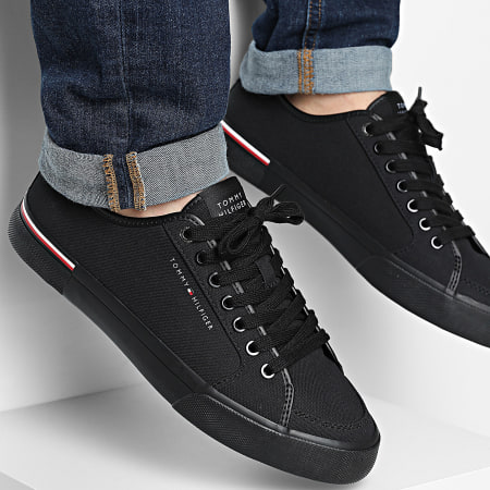 Tommy Hilfiger - Baskets Core Corporate Vulc Canvas 5398 Black