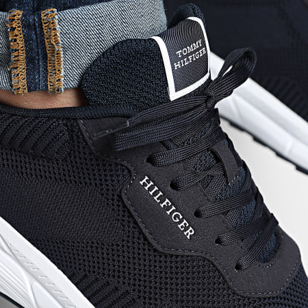 Tommy Hilfiger - Baskets Lightweight RWB Knit 5423 Desert Sky