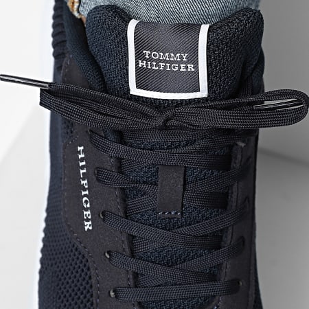 Tommy Hilfiger - Baskets Lightweight RWB Knit 5423 Desert Sky