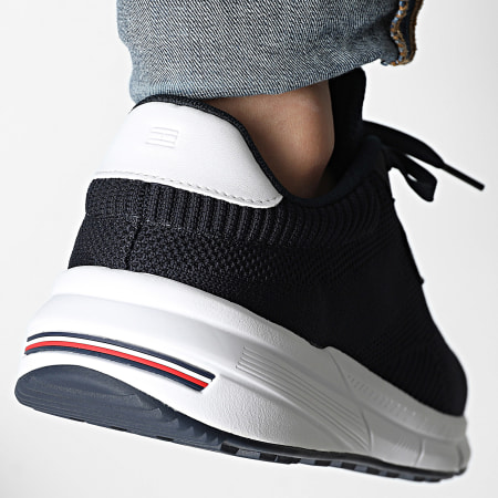 Tommy Hilfiger - Baskets Lightweight RWB Knit 5423 Desert Sky