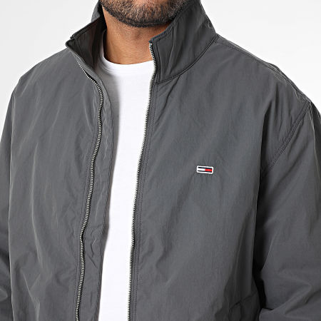 Tommy Jeans - Veste Zippée Essential 0655 Gris Anthracite