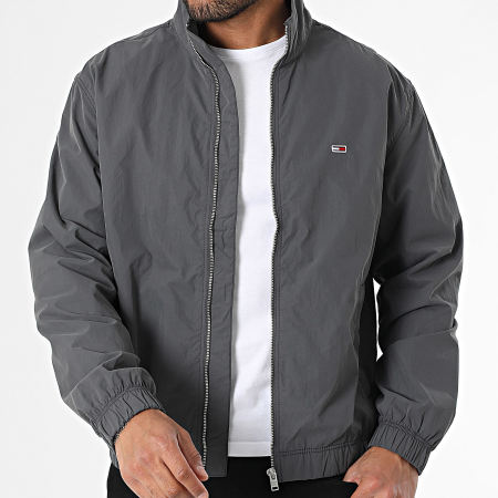 Tommy Jeans - Veste Zippée Essential 0655 Gris Anthracite