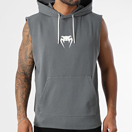 Venum - Classic Hooded Tank Top 05138 Anthracite Grey Beige - Ryses