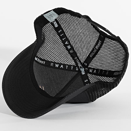 Watts - Casquette Trucker Tribe Noir Gris Anthracite Camel