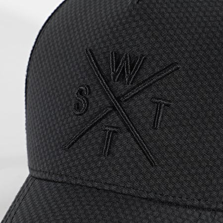 Watts - Casquette Trucker Tribe Noir Gris Anthracite