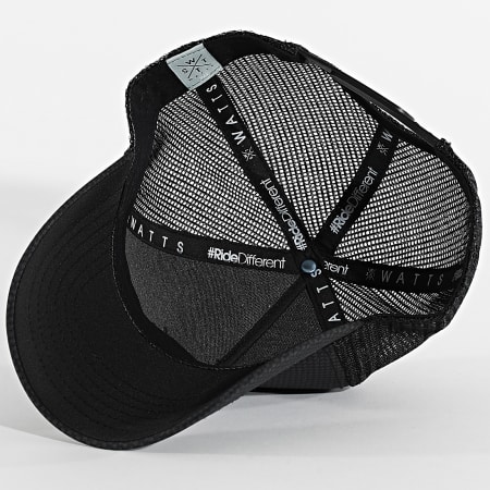 Watts - Casquette Trucker Tribe Noir Gris Anthracite