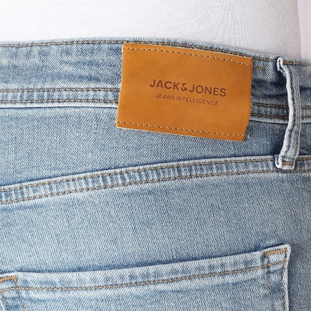 Jack And Jones - Short Jean Rick Original Bleu Denim Délavé