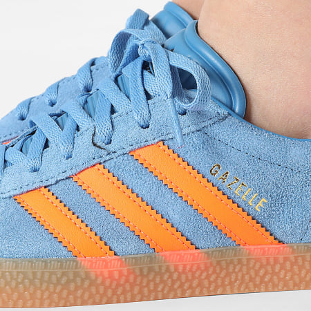 Zapatillas Mujer Gazelle JP7124 Focus Blue Solar Orange Core Black