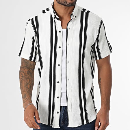 Chemise FIRETRAP Homme – Taille S – 100% Coton – Manches Courtes Rayées – Neuf