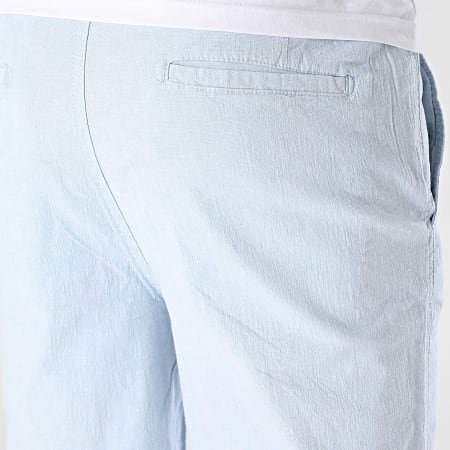Teddy Smith - Short Chino Linen 10417230D Bleu Clair