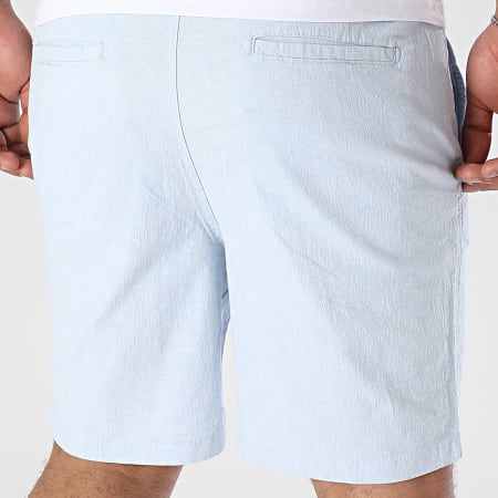 Teddy Smith - Short Chino Linen 10417230D Bleu Clair