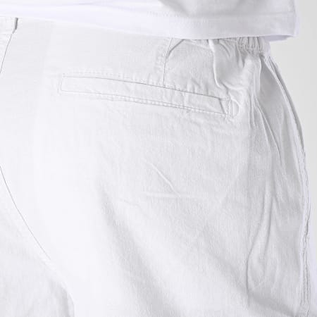 Teddy Smith - Short Chino Linen 10417230D Blanc
