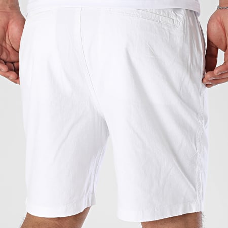 Teddy Smith - Short Chino Linen 10417230D Blanc