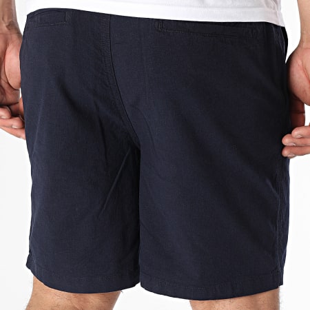 Teddy Smith - Short Chino Linen 10417230D Bleu Marine