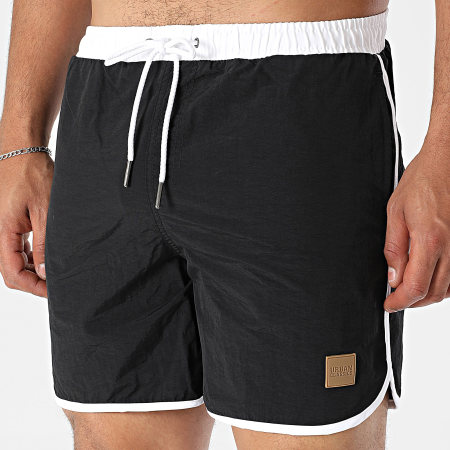 Urban Classics Retro Swim Shorts TB2050 Black Ryses