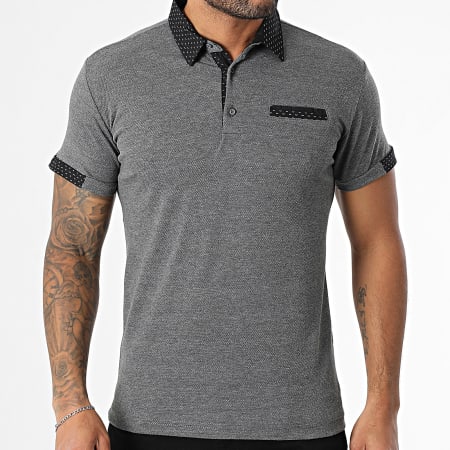Classic Series - Polo Manches Courtes 49 Gris Anthracite
