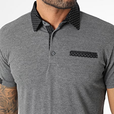 Classic Series - Polo Manches Courtes 49 Gris Anthracite