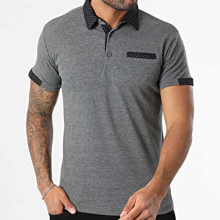 Classic Series - Polo Manches Courtes 49 Gris Anthracite