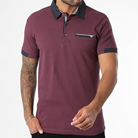 Classic Series - Polo Manches Courtes 49 Bordeaux
