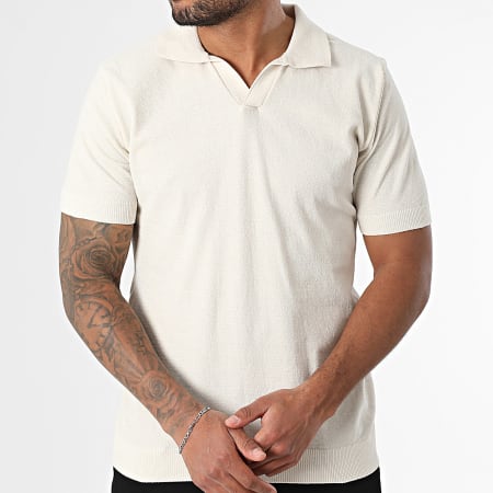 Classic Series - Polo Manches Courtes 010 Beige Clair