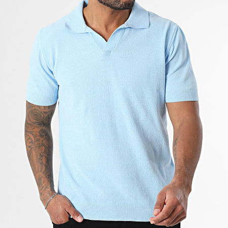 Classic Series - Polo Manches Courtes 010 Bleu Clair