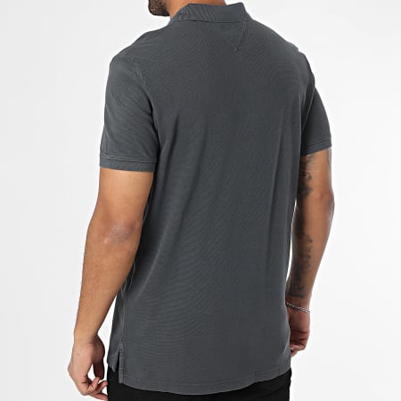 Tommy Jeans - Polo Manches Courtes Slim Essential 0226 Gris Anthracite