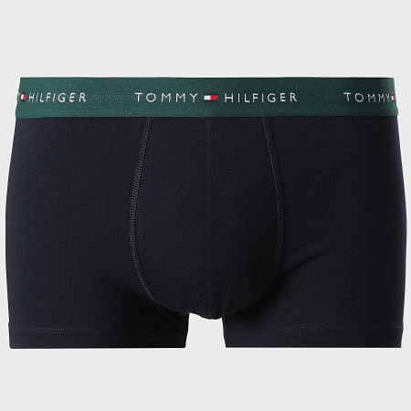 Tommy Hilfiger - Lot De 5 Boxers 3061 Bleu Marine Rouge Vert Bleu Clair Blanc