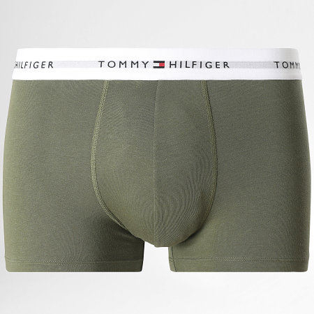 Tommy Hilfiger - Lot De 7 Boxers 3472 Noir Vert Kaki Bleu Orange Bordeaux