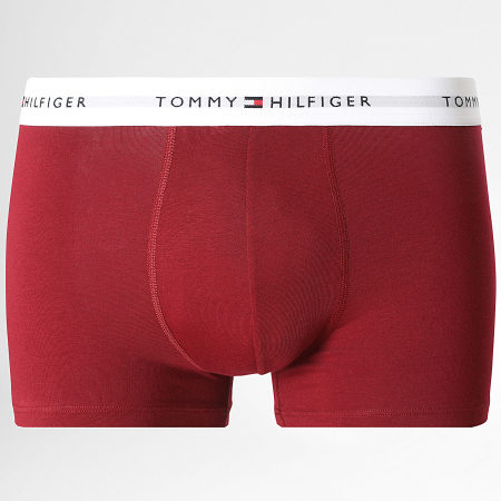 Tommy Hilfiger - Lot De 7 Boxers 3472 Noir Vert Kaki Bleu Orange Bordeaux