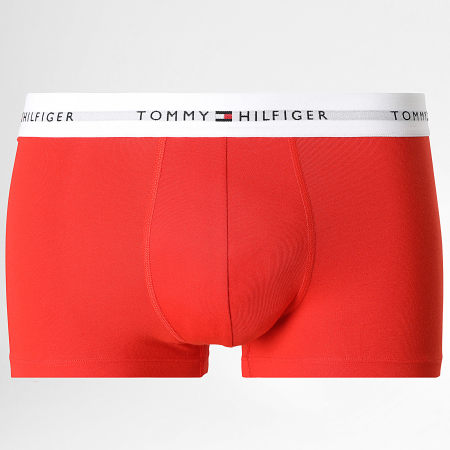 Tommy Hilfiger - Lot De 7 Boxers 3472 Noir Vert Kaki Bleu Orange Bordeaux