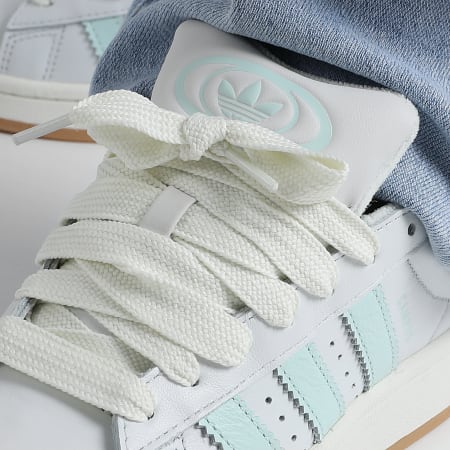 Adidas Originals - Baskets Femme Campus 00s W JH7285 Crystal White Core White Halo Mint