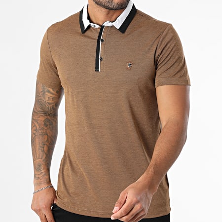 Classic Series - Polo Manches Courtes 70 Camel Chiné