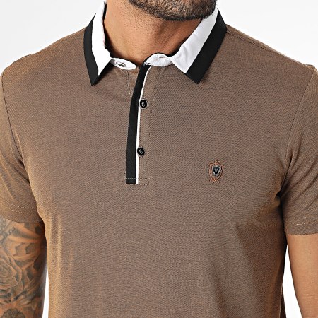 Classic Series - Polo Manches Courtes 70 Camel Chiné