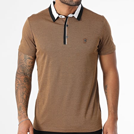 Classic Series - Polo Manches Courtes 70 Camel Chiné