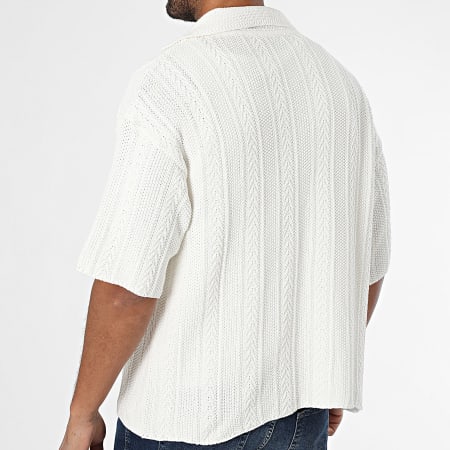 Armita - Chemise Manches Courtes Maille 08 Blanc