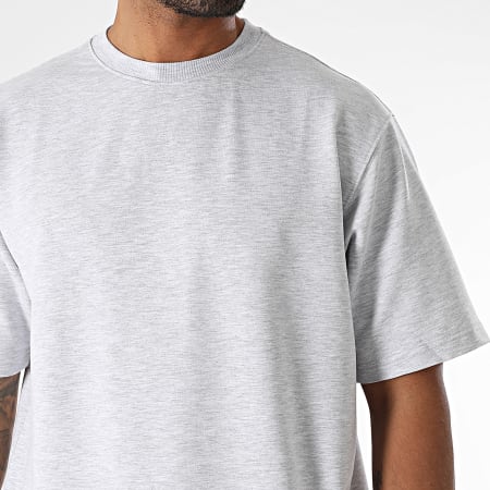Classic Series - 706 Mottled Grey Tee Shirt and Jogging Shorts Set