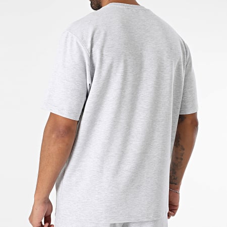 Classic Series - 706 Mottled Grey Tee Shirt and Jogging Shorts Set