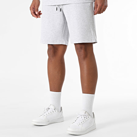 Classic Series - 706 Mottled Grey Tee Shirt and Jogging Shorts Set