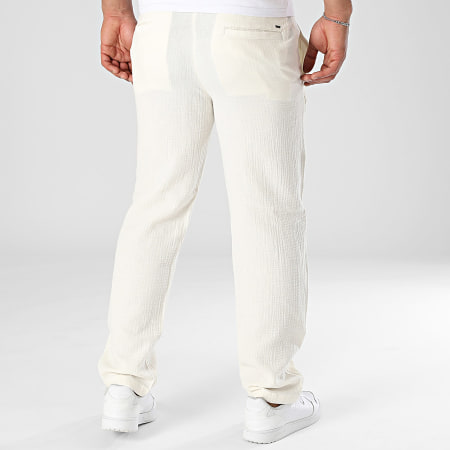 Only And Sons - Pantalon Loose Fit Sinus Ecru
