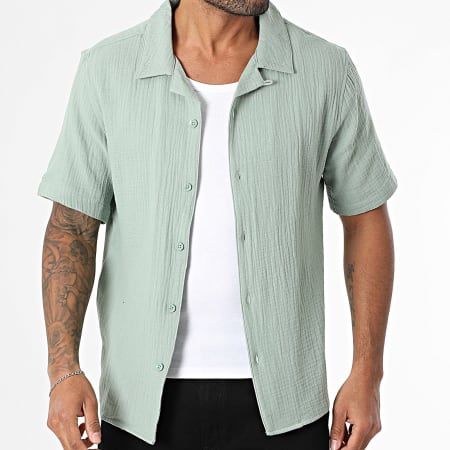 Only And Sons - Chemise Manches Courtes Skyle Vert