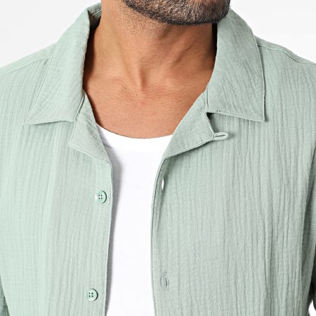 Only And Sons - Chemise Manches Courtes Skyle Vert