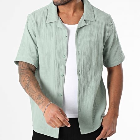 Only And Sons - Chemise Manches Courtes Skyle Vert