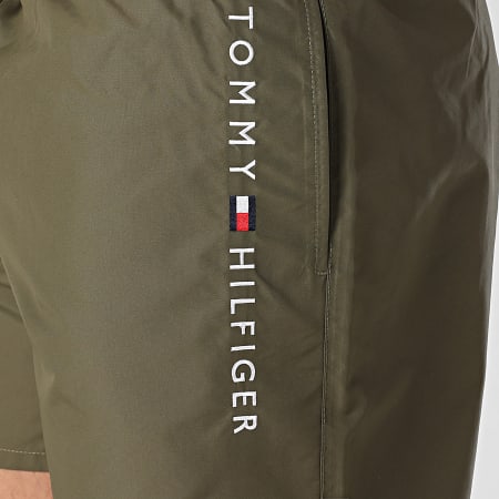 Tommy Hilfiger - Short De Bain Drawstring 3258 Vert Kaki