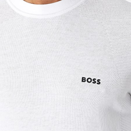 BOSS - Sweat Crewneck Momentum Lite 50520692 Blanc