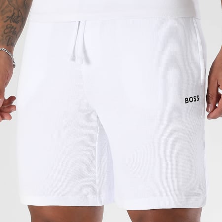 BOSS - Lot De 2 Shorts Jogging Waffle 50535884 Noir Blanc